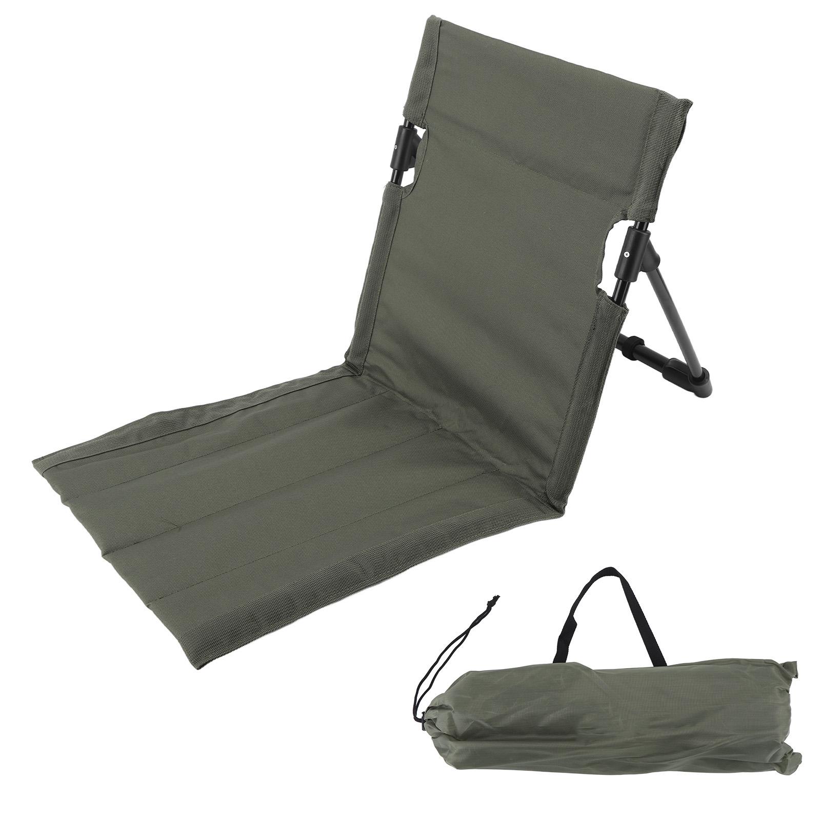 Outdoor Liege Park Strand Stuhl Tragbare Klapp Strand Lounge Stuhl für Erwachsene OD Vert grün