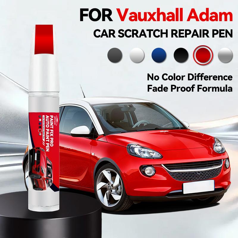 Für 2012-2019 Vauxhall Adam Lackreparaturstift Lackstift Kratzerentferner DIY Autozubehör Schwarz Weiß Grün Grau Rot Gelb rot