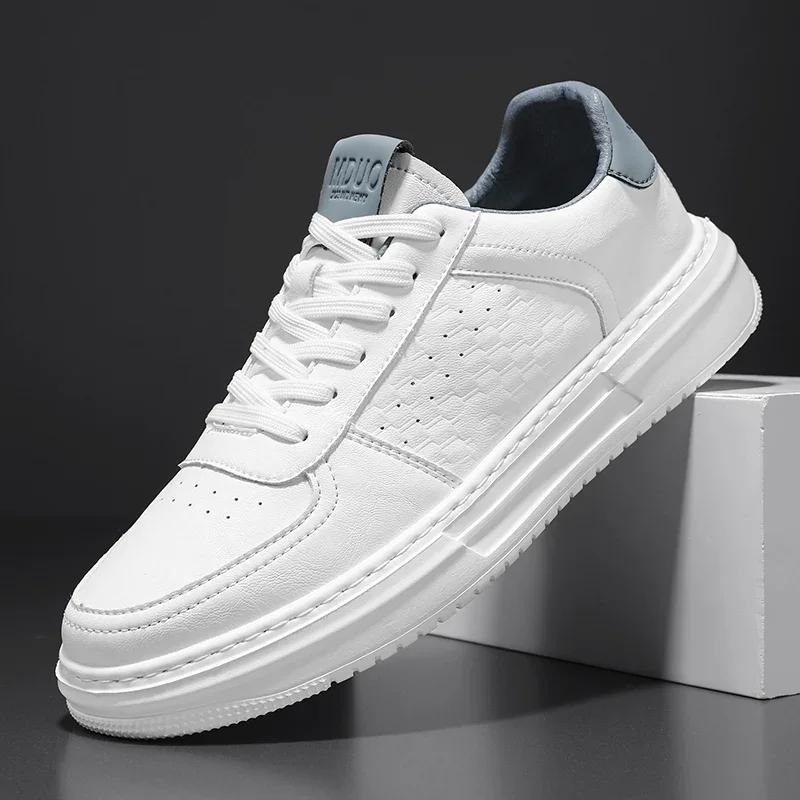 Sneaker Herren Herbst Vulkanisierte Schuhe Männlich Walking Sportschuhe Outdoor-Sneaker Männliche Sneaker Weiche Sohle Laufschuhe 39 white