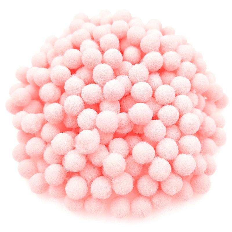 150 Stück/100 Stück 10/15 mm Pompones Pompom Nähen Plüschball DIY Handarbeit Material Flauschiges Hochzeitsdekor Bastelzubehör Schmuck Weiches Kinderspielzeug Zubehör 15mm 100pcs hellrosa