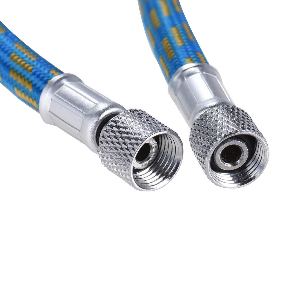 1,8 m langer geflochtener Airbrush-Nylonschlauch mit 1/8-Zoll-Anschlüssen an beiden Enden