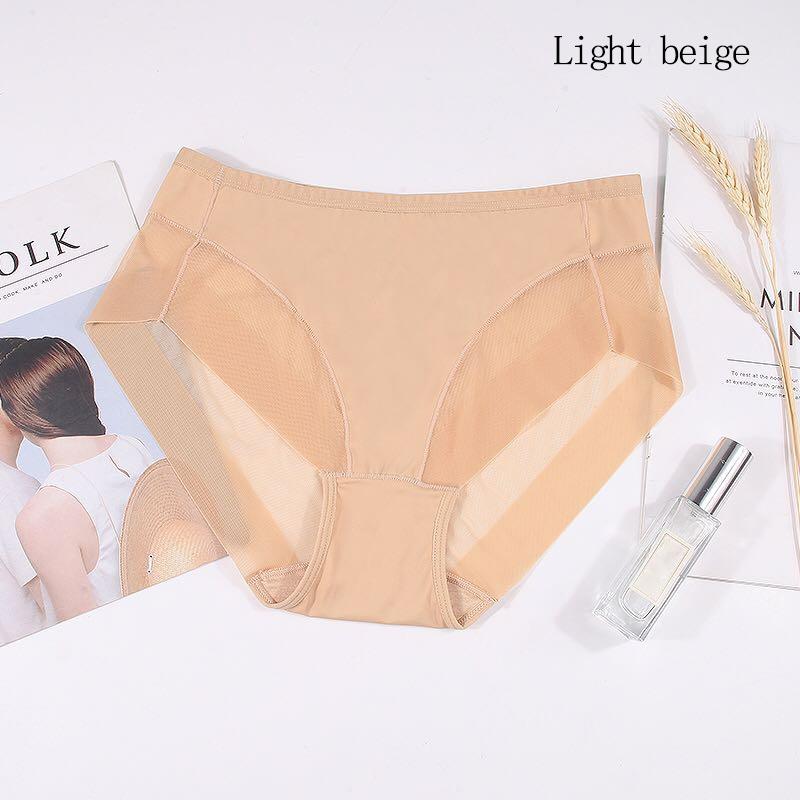 Frauen Nahtlose Butt Lifter Höschen Shaper Abnehmen Hüfte Enhancer Hohe Elastische Atmungsaktive Briefs Shapewear Dame Unterwäsche L hellbeige