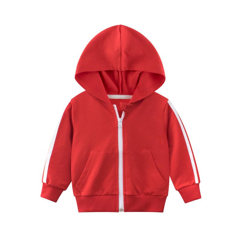 Kinderkleidung Kinderjacken Jungenkleidung Hoodies Frühling 110cm rot