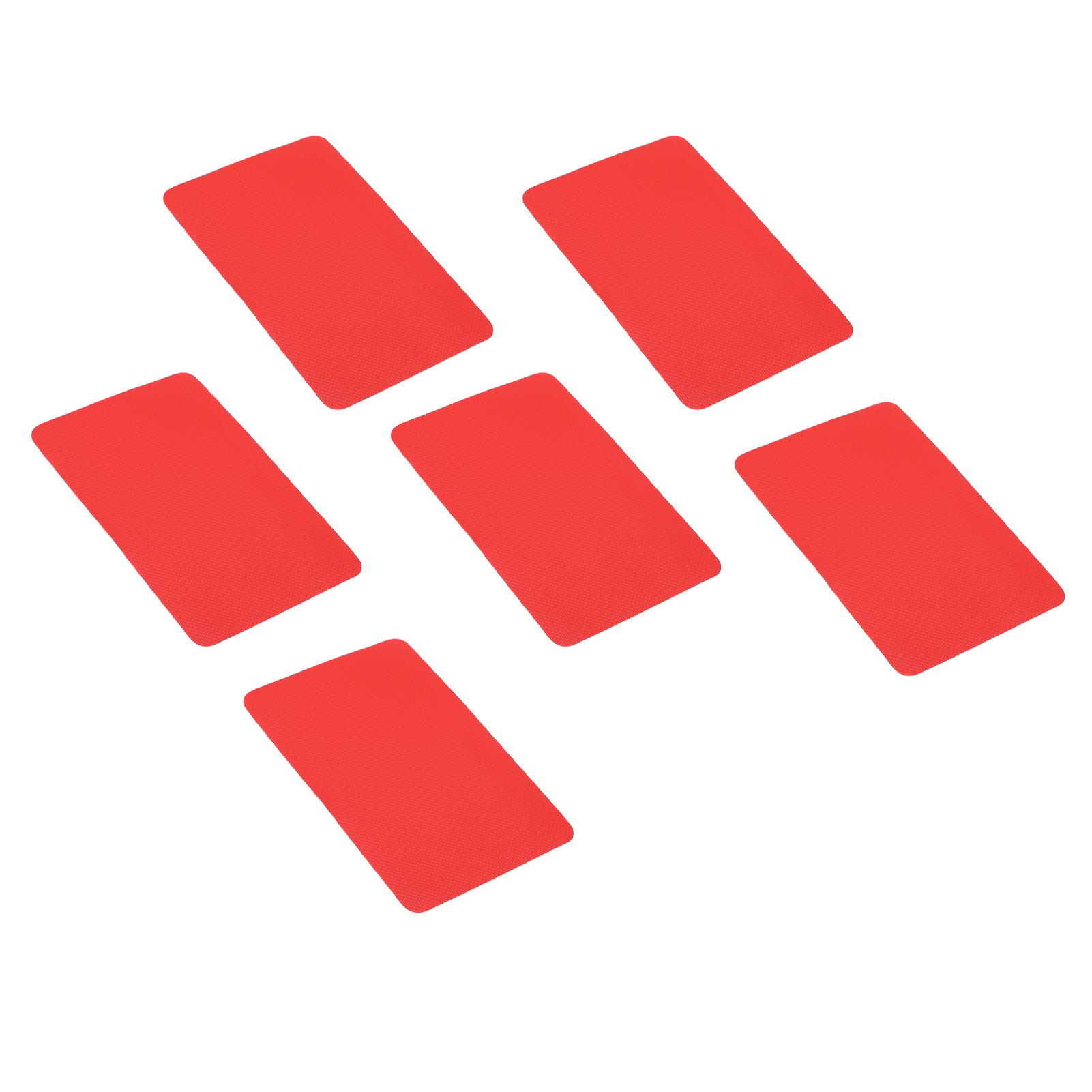 6 Stück Bootsreparaturset Verschleißfeste Reparaturflicken für Schlauchboot Kajak Wasserspielzeug Weiß