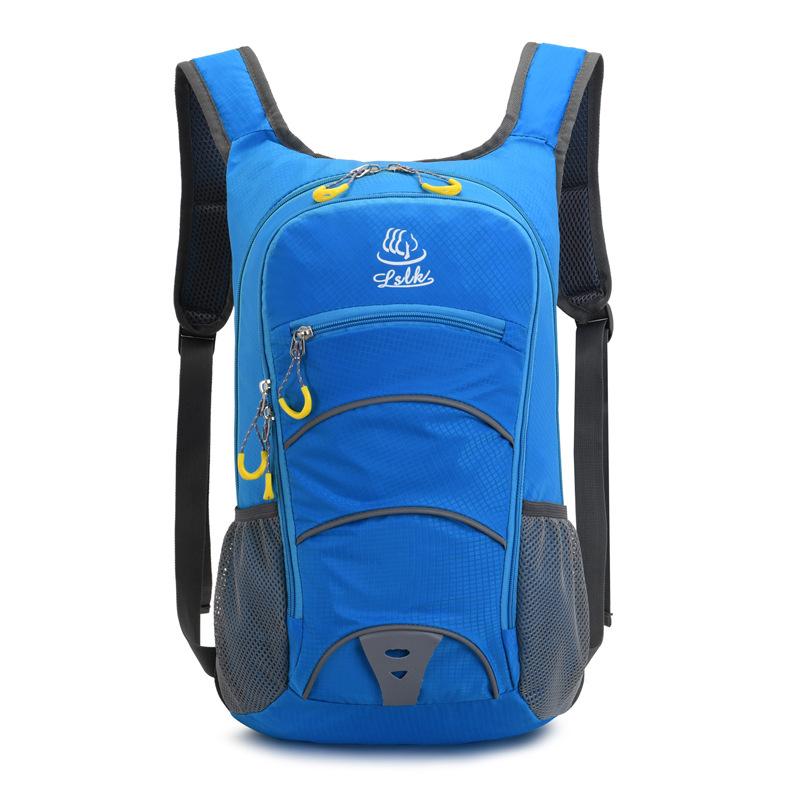 Outdoor-Sport-Rucksack Fahrrad Radfahren Pack Wandern Knapsack Camping Rucksack Wasserdicht Pendeln Reise Bergsteigen Klettern Tasche hellblaue
