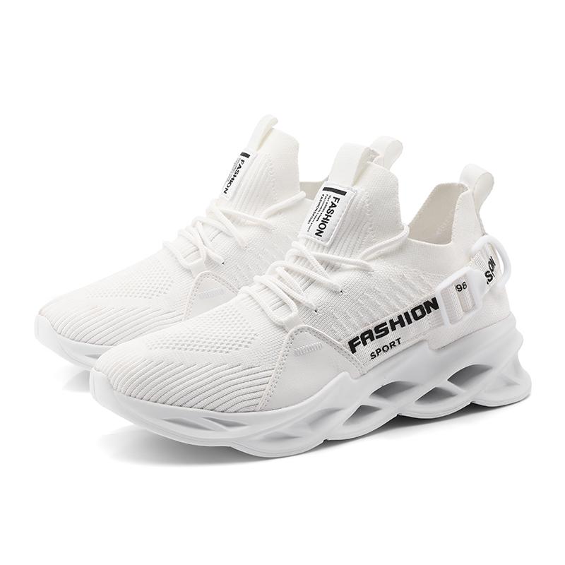 TUINANLE Damenschuhe, atmungsaktive Turnschuhe, Freizeitschuhe, Studenten-Laufschuhe, Liebhaber, Laufen, Laufen, Sportschuhe 43 weiß