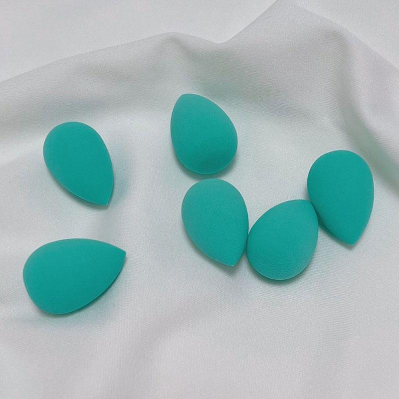 1/5/10Pcs Foundation Make-Up Schwamm Set Cosmetic Puff Creme Concealer Pulver Trocken und Nass Make Up Blender Frauen Make Up Zubehör 1PCS grün