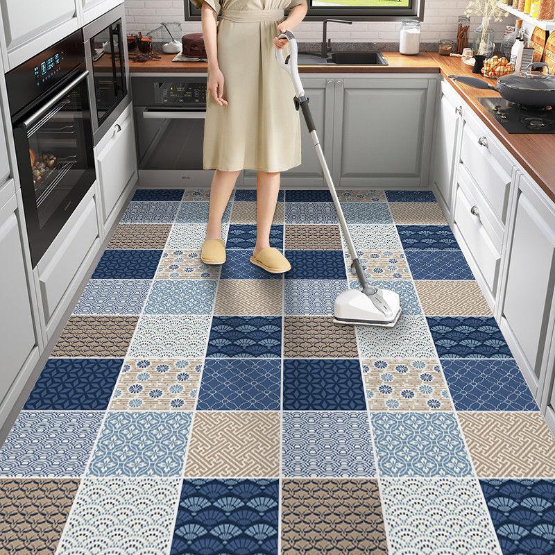 Spezielle Bodenmatte für die Küche Ölbeständiger Teppich Wasserfester Teppich Rutschfester Teppich Wisch- und waschfrei Einfache Teppich-Fußmatte 40x 60cm