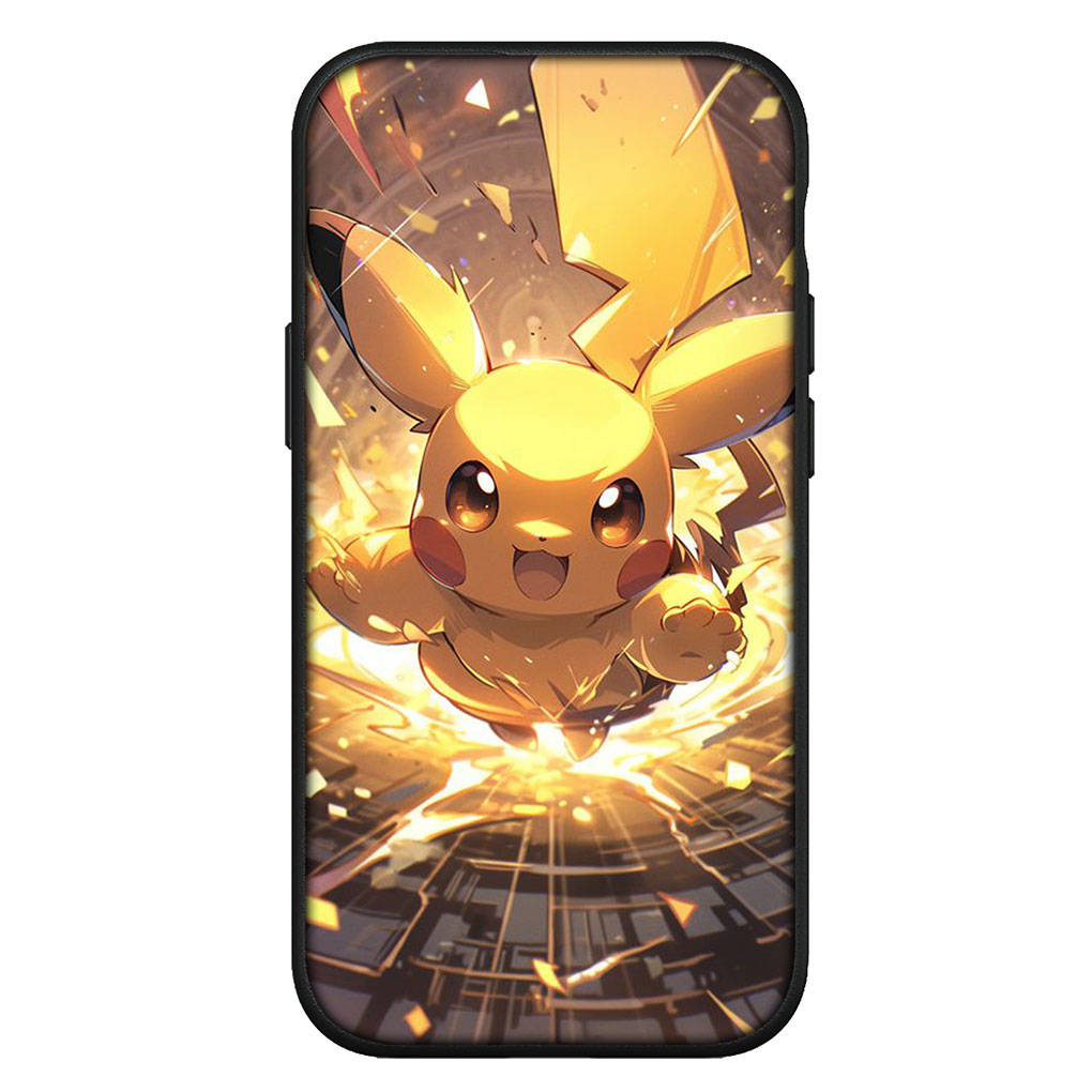 Hülle für iPhone 15 14 Xiaomi Redmi Note 13 12 11 Pro Max X 8 7 9 XR Samsung Galaxy S24 S23 A05 OPPO A15 Huawei Pikachus Psyduck Pokemon Pikachu Hülle for iPhone 7 Plus terra