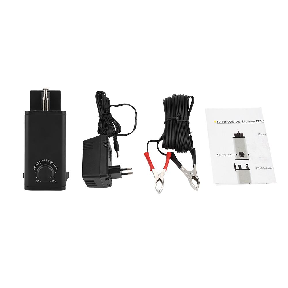 BBQ Braten Rotisserie Grill Motor Rotator DC 3-12v Ausgang Einstellbare Grill Werkzeug EU Plug 220V