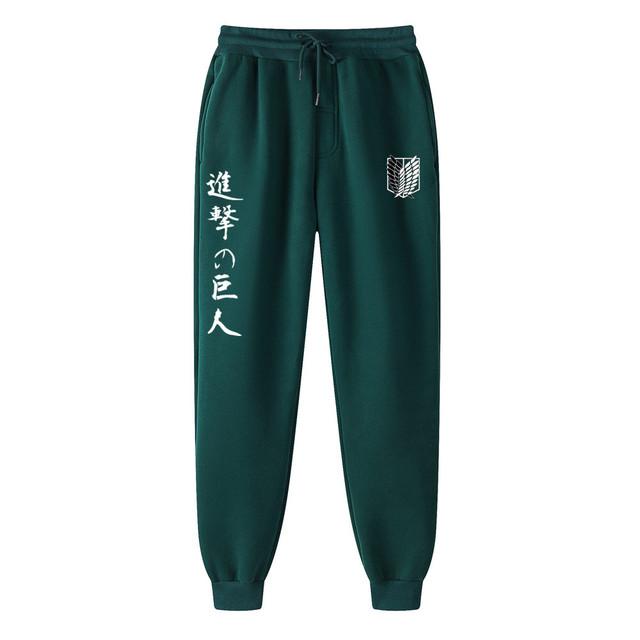Frauen Hosen Anime Angriff auf Titan Gedruckt frauen Jogger Marke Frau Casual Hosen Jogginghose Fitness Workout Laufen Sport Hosen Kleidung L