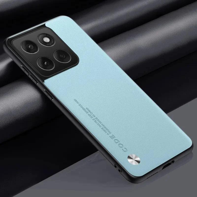 Einfache PU-Lederhülle für Motorola Moto Edge 60 Pro Fusion Edge60 60 Stylus Silikon Matte Stoßfänger Weicher Rahmen Stoßfeste Hülle Motorola Edge 60s himmelblaue