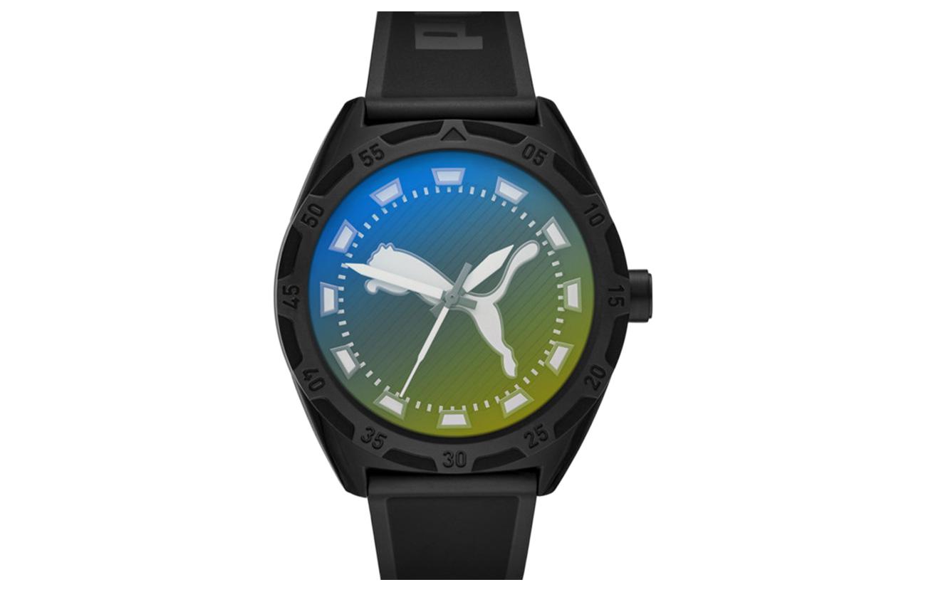 PUMA Stree Serie Armbanduhren Quarzwerk Silikonarmband 48mm Mehrfarbiges Zifferblatt Herrenuhren Neuankunft P5091