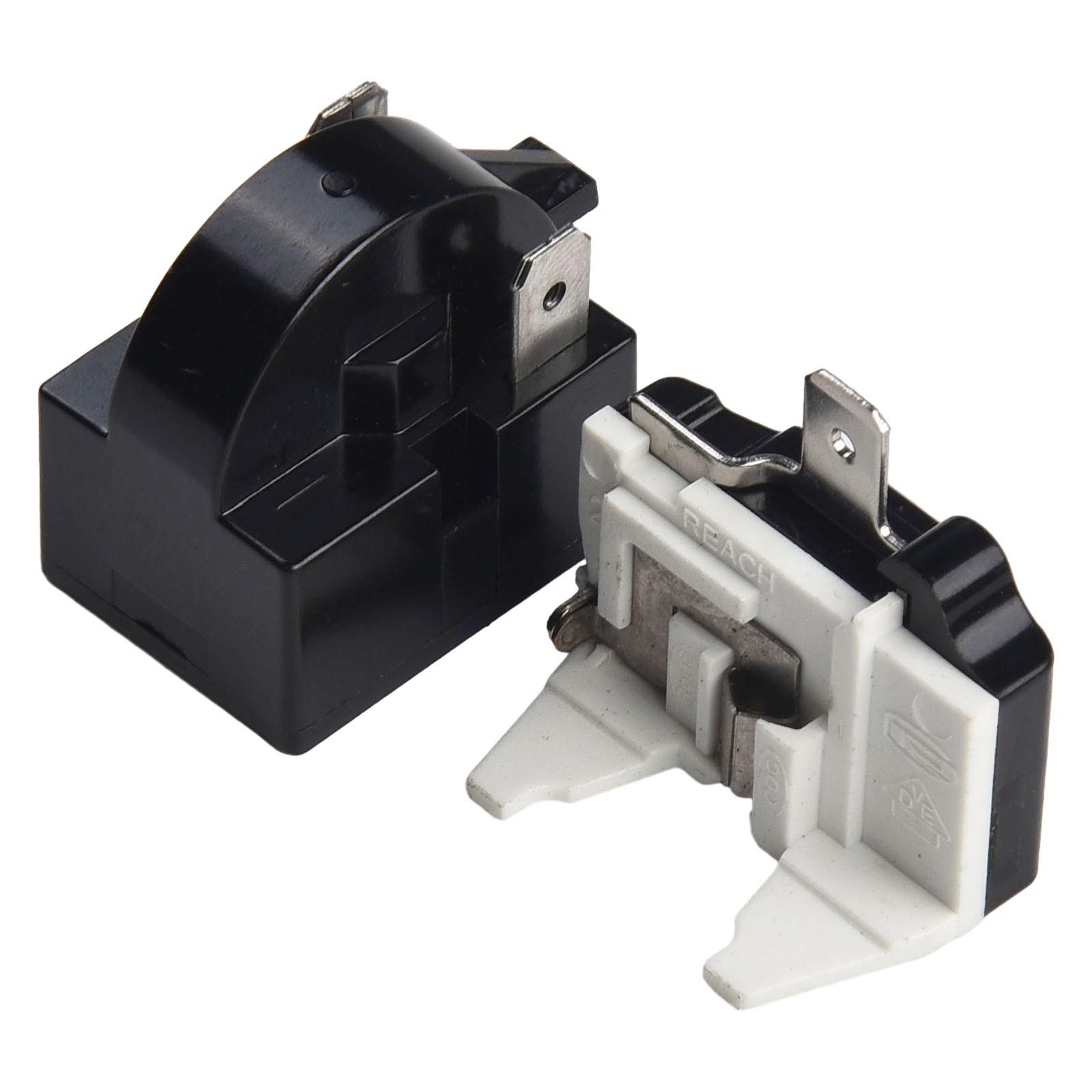 PTC Überlastschutz Schutz Kühlschrank Anlasser Zubehör 2pin-12ohm+1/3HP black