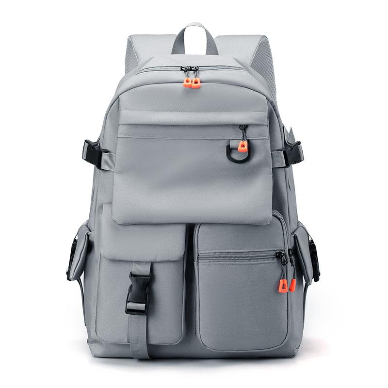 Reise- und Sportlicher Stil Herren Große Kapazität High-End Einfarbig Workwear Tasche Junior High School und Senior High School Schultasche Rucksack .