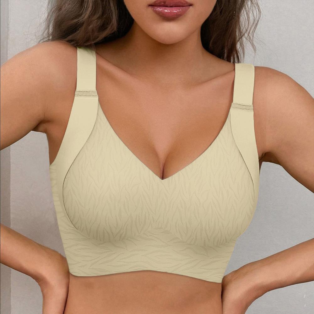 Damen Übergröße Nahtlose BHs für Große Brüste Push-Up BHs für Damen Drahtlose BHs XXXL (70-75 kg)