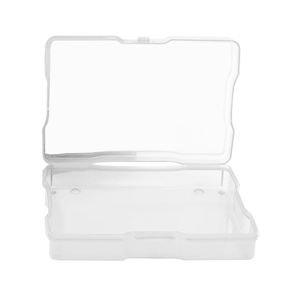 Kunststoff Fotoaufbewahrungsbox 4x6 Zoll Foto Bildalbum Organizer Schmuckschatulle Visitenkarte transparent
