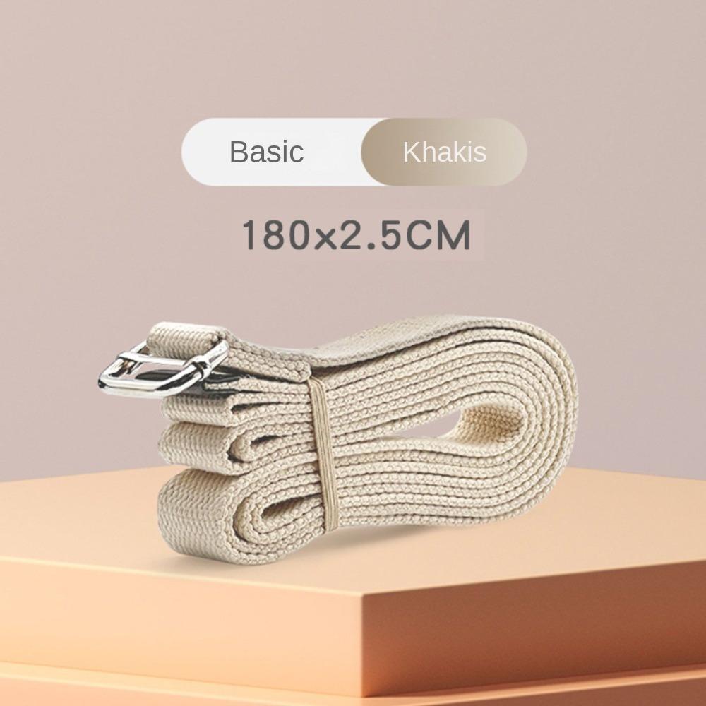 Praktische Yoga Fitness Gurte Bandage mit Yoga Baumwollgurt Neuer Yogagurt khaki