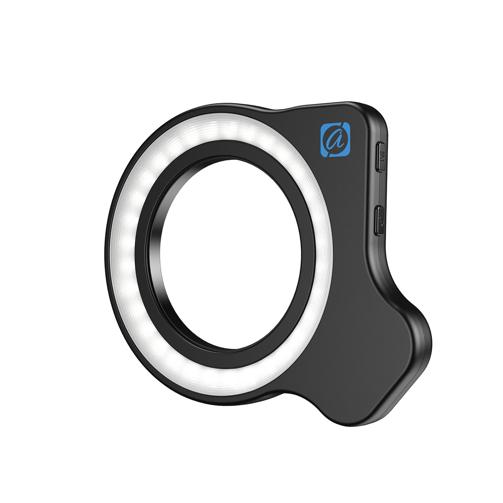 Tragbares Telefon-Makroobjektiv-Ringlicht Telefonobjektiv-Fülllicht 3200K/4400K/5600K Farbtemperatur 5 schwarz