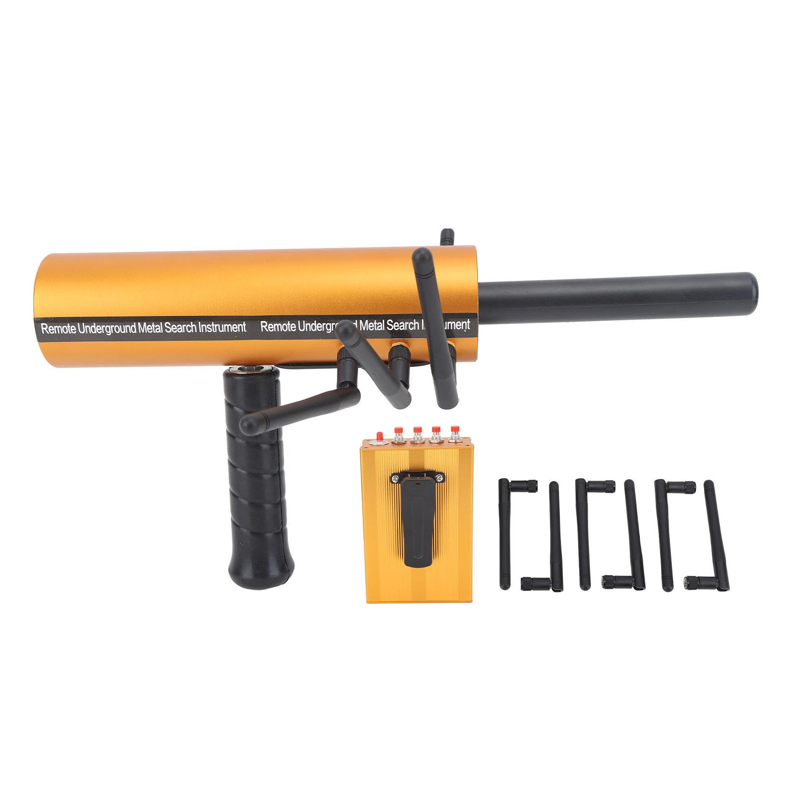 AKS Metalldetektor Metall-Pinpointer 30 m Tiefe 1200 m Reichweite 6 Antennen Genaues Auffinden Golddetektor