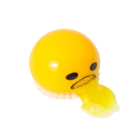 1/2/4/5/6 Stück Kotzendes Saugendes Eigelb Fidget Toy Angstabbau Erbrechen Cartoon Eigelb Squeeze Stressball Sensorisches Scherzspielzeug Gag-Geschenk 1pc