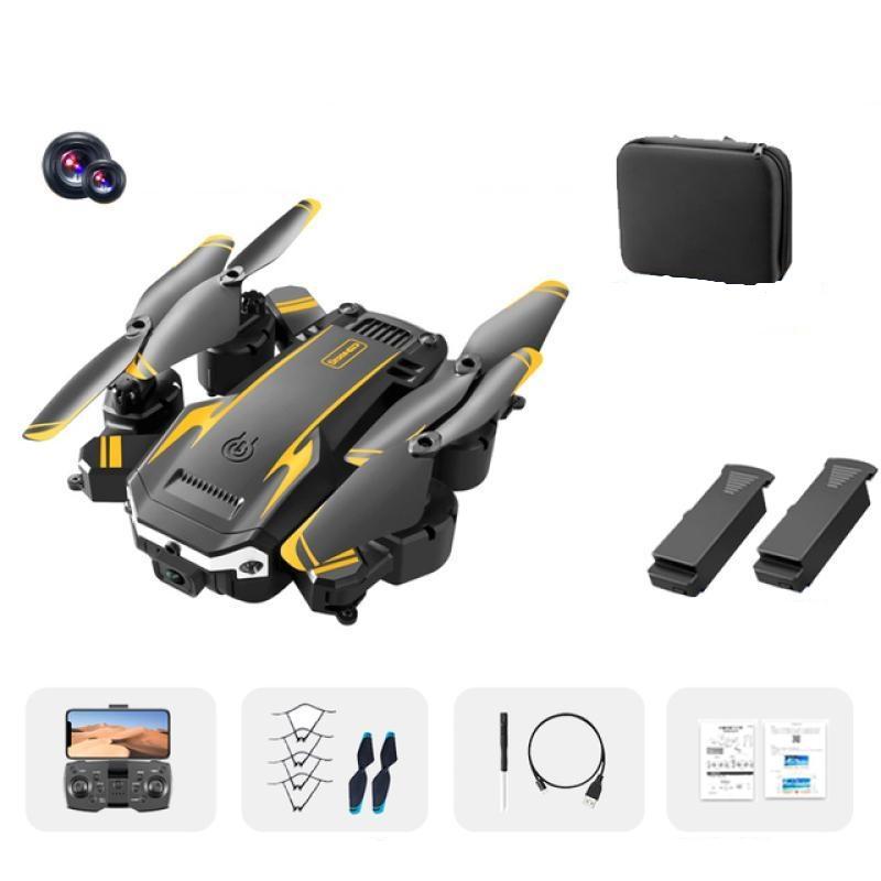 Neue S6 HD Drohne Luftaufnahmen Hindernisvermeidung Quadcopter Hubschrauber Fernbedienung Drohne Spielzeug Fernbedienung Flugzeug für Kinder 2 battery gelb