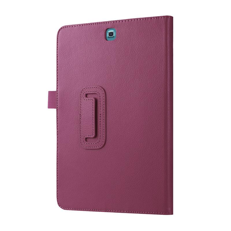 Flip Tablet Für Samsung Galaxy Tab EINE T550 T555 SM-T550 9,7 PU leder Stand Tablets Funda für Samsung galaxy tab eine SM t550 fall violett