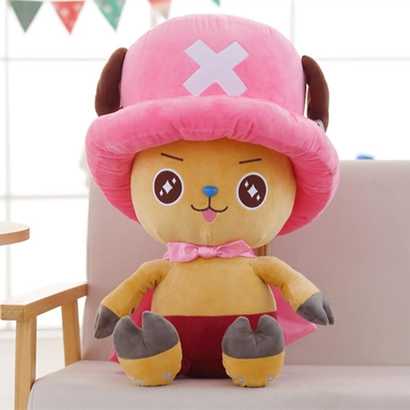 30 cm Japan Anime Hochwertiges Spiel Niedlich Kawaii Schönes One Piece Chopper Monkey D. Luffy Plüschtier Weiche Angefüllte Puppe Kindergeschenke 30cm