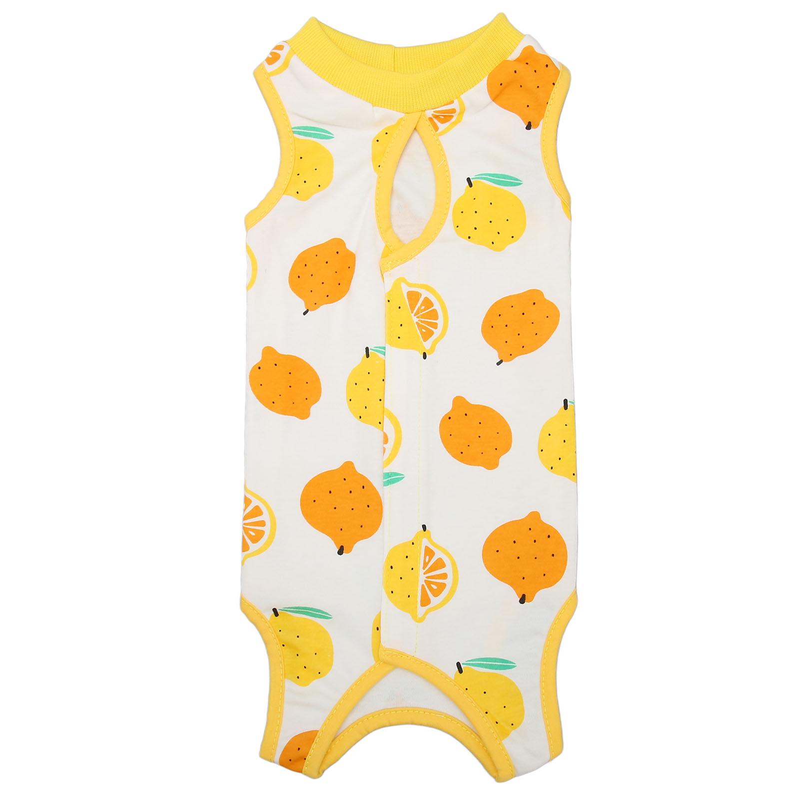 Katzen OP-Body Atmungsaktiv Verhindert Lecken Baumwolle Katzen OP-Kleidung für Katzen-OP L(for 6.5-9kg)