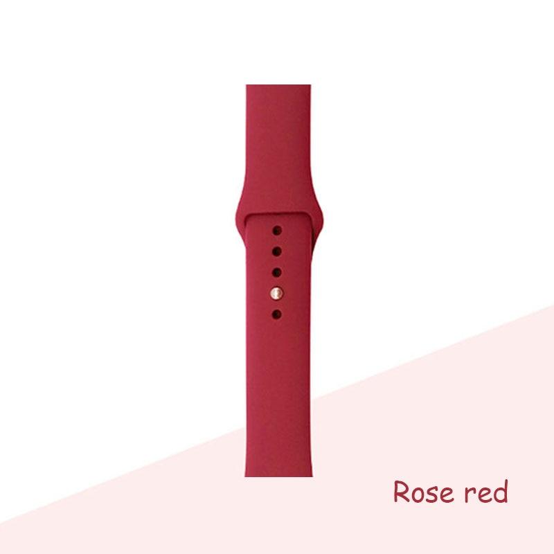 Silikonarmband für Apple Watch Armband 44 mm 40 mm 38 mm 42 mm Armband für Apple Watch Band Correa für Iwatch Series7 6 Se 5 4 3 42 44mm ML brown