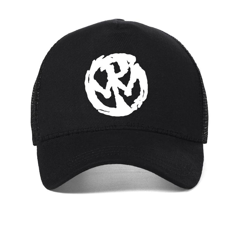 Sommer Herren Pennywise Punk Rock Band Logo Baseballkappe Herren Schwarz Marke Netz atmungsaktiv Truckerhut Gorras Snapback Hüte Adjustable schwarz