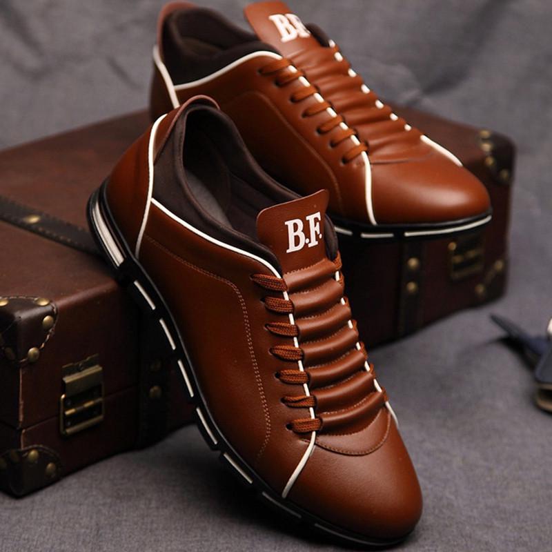Herren Freizeitschuhe Brock Oxford Retro Leder Herren Formelle Schuhe Frühling und Herbst 2024 Neue Herrenschuhe für Herren 42 braun