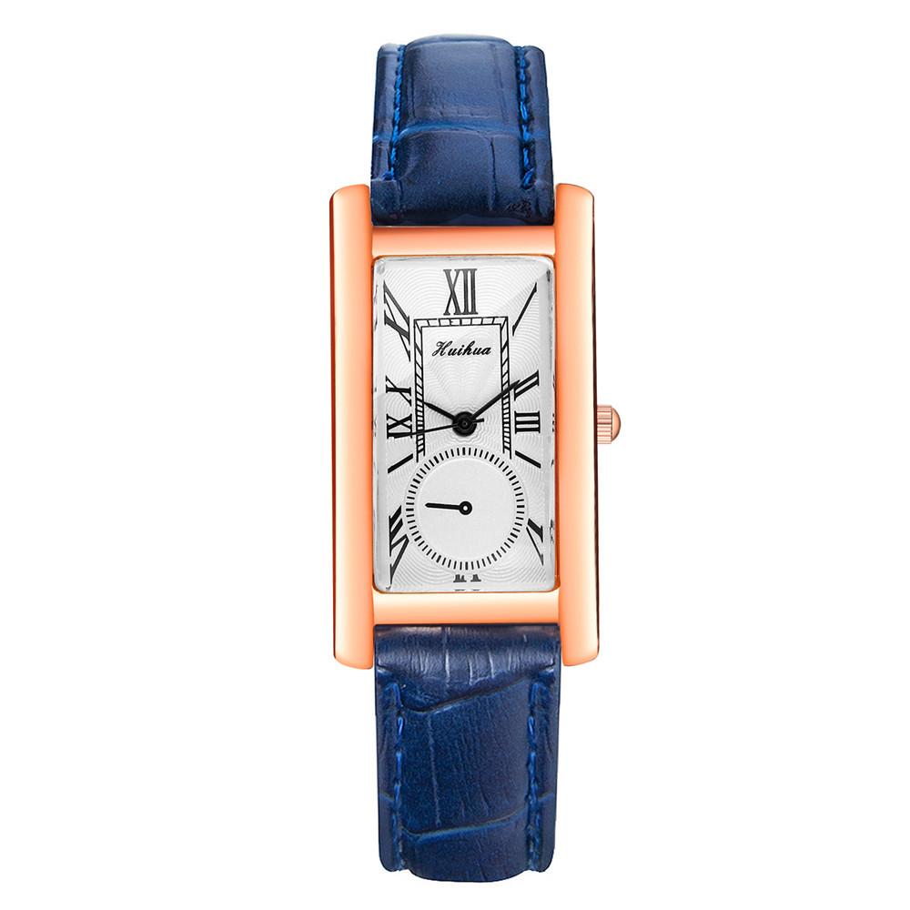 Hi Fashion Watch Luxus Damen Quarzuhr Wasserdichte Damenuhr Damen Armbanduhren blau