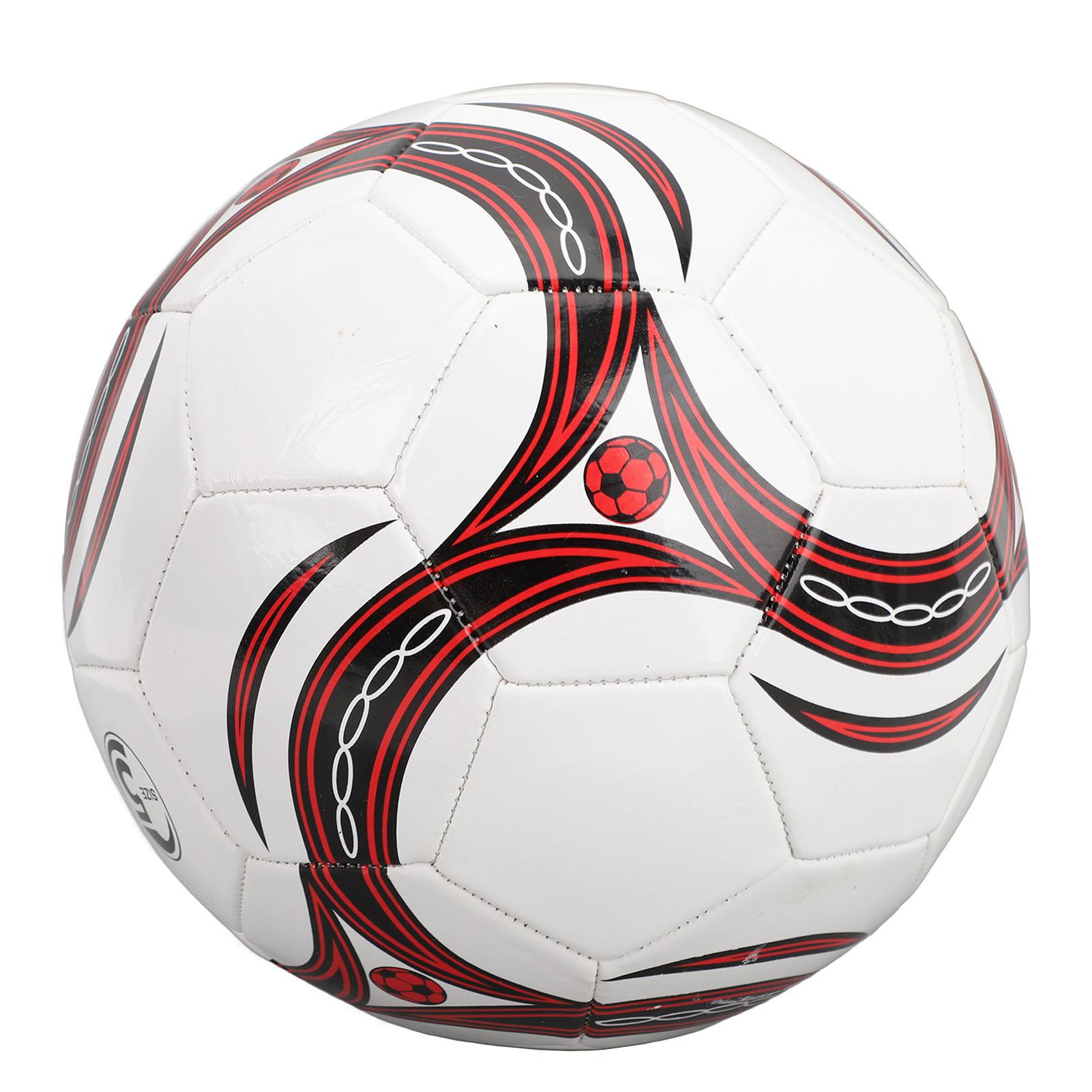 Fußball Größe 5 Hohe Elastizität Weich Wasserdicht Verdickter PVC Fußball für Erwachsene Jugendliche