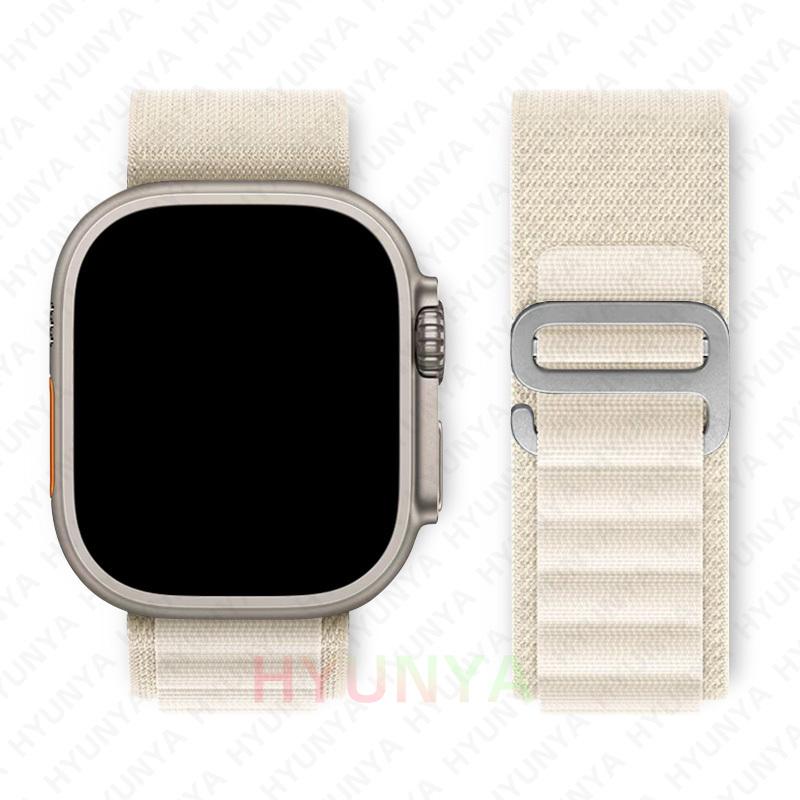 Alpines Armband für Apple Watch Armband Serie 10 9 8 7 SE Ultra 2 41mm 42mm 45mm 46mm 49mm 40mm 44mm IWatch Correa Armband 42-44-45-46-49mm