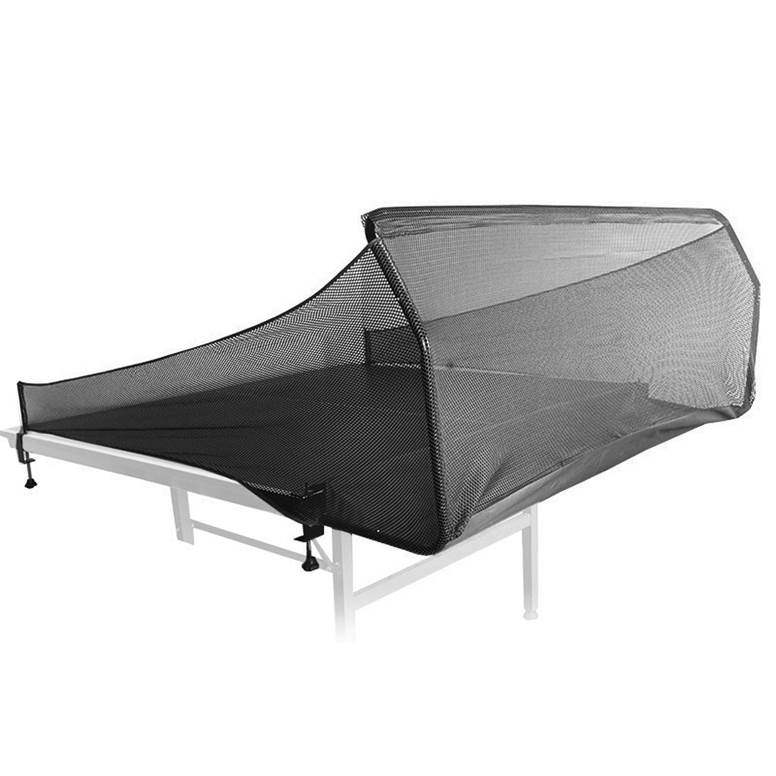 Tischtennisball-Fangnetz, Ping-Pong-Ball-Sammelnetz für Tischtennis-Roboter-Trainingstisch schwarz