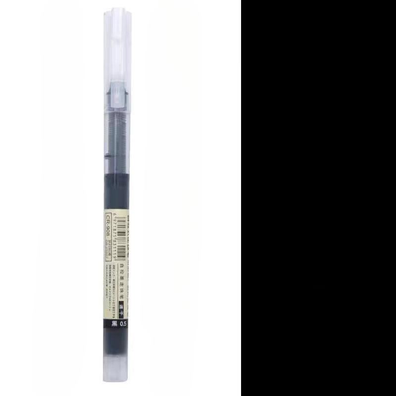 10-1 Teile/satz Hohe Qualität Nadel Typ Gel Stifte Gerade Flüssigkeit Kugelschreiber Kawaii Schreibwaren Schule Bürobedarf Schreiben 10Pcs schwarz