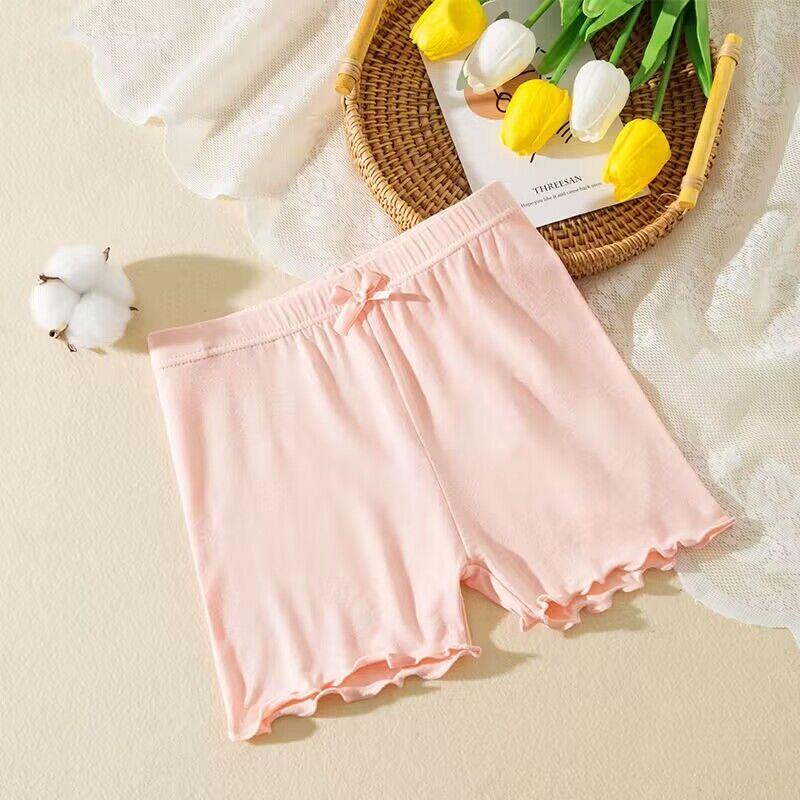 Baumwolle Mädchen Sicherheitshosen Top Qualität Kinder Kurze Hosen Unterwäsche Kinder Sommer Niedliche Shorts Unterhosen für 3-10 Jahre alt 110 rosa