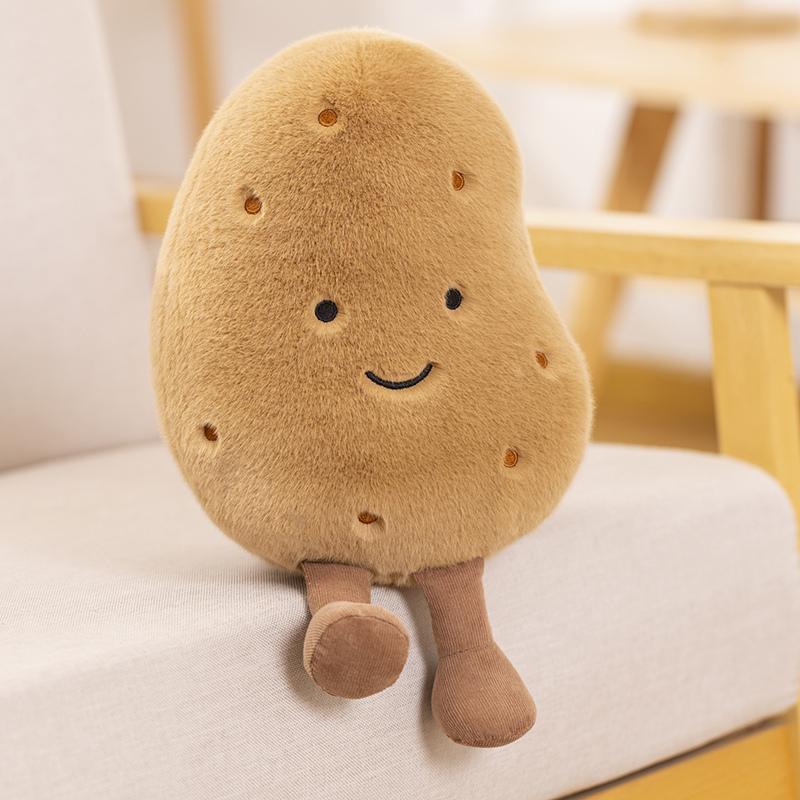 10cm Kartoffel Plüsch Spielzeug Niedliche Saure Gurke Puppen Plushie Gefüllte Gemüse Spielzeug Kinder Baby Geburtstag Geschenke Valentinstag Ostern 10cm