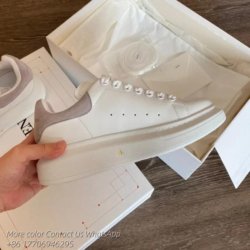 Designer Schuhe Mc quen Sneaker Plateau Sohle Sneaker Leder Sneaker Herren Damen Trainer Gummi Plateau Sohle Schuhe 45 grün