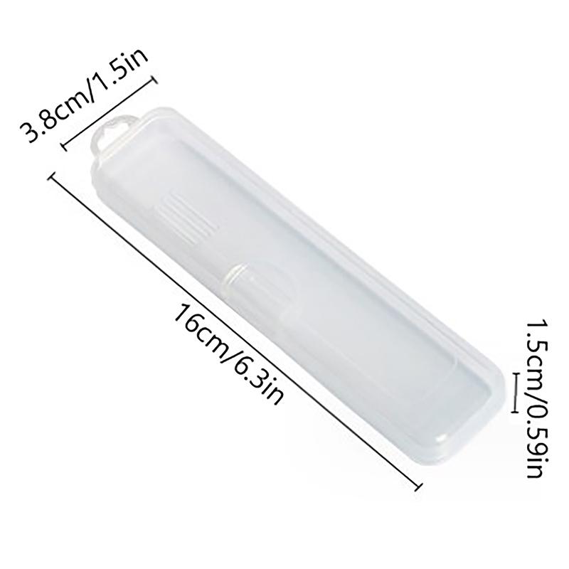 Tragbarer Make-up-Pinsel-Organizer, Augenbrauenstift, Geschirr, Stäbchen, transparent, mit Abdeckung, Aufbewahrungsbox, Küchenzubehör S