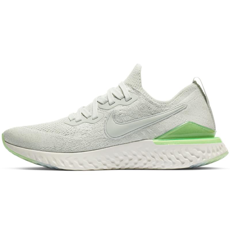 Nike Epic React Flyknit 2 Light Silver Lime Blast Damen-Sneaker BQ8927-005 44.5