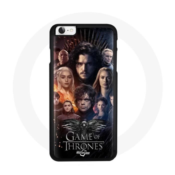 Hülle für iPhone 5 Game of Thrones Staffel 8 Game of Thrones Crew Poster Graues Eagle-Logo