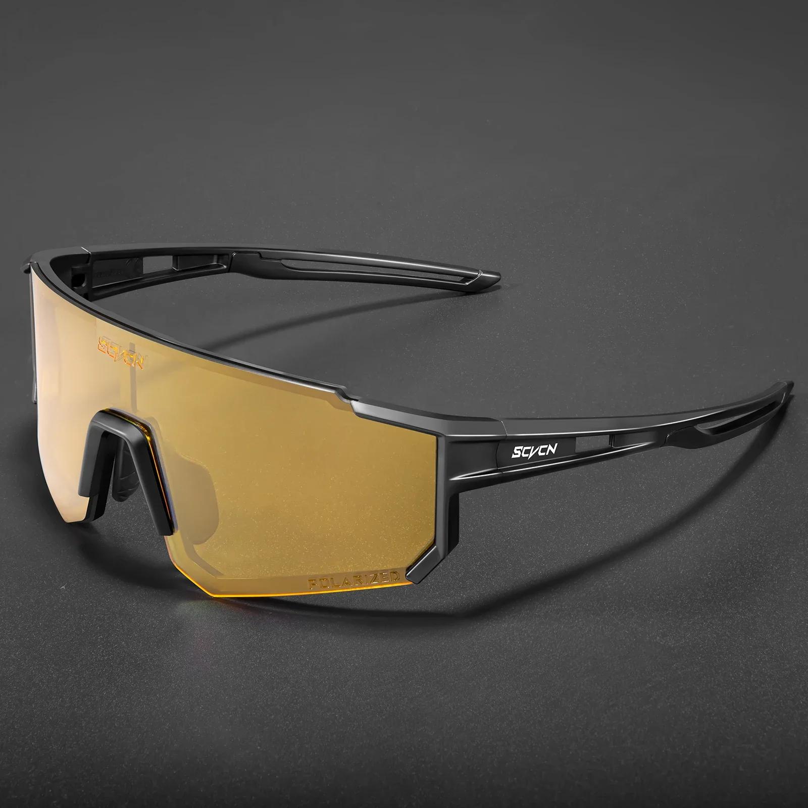 SCVCN Radsport Sonnenbrille Herren Damen Outdoor Sport Laufen Wandern Klettern Schutzbrille Mode Sonnenbrille UV400 Brille