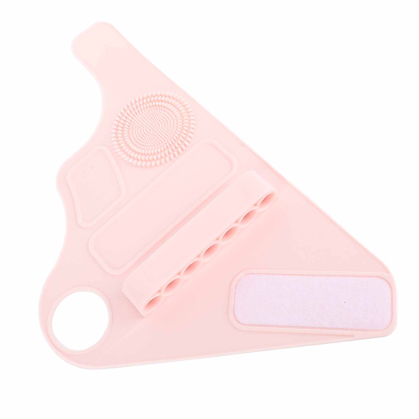 Make-up-Palette Silikon-Armband Make-up-Mischpalette Handschlaufe Foundation Concealer Make-up rosa