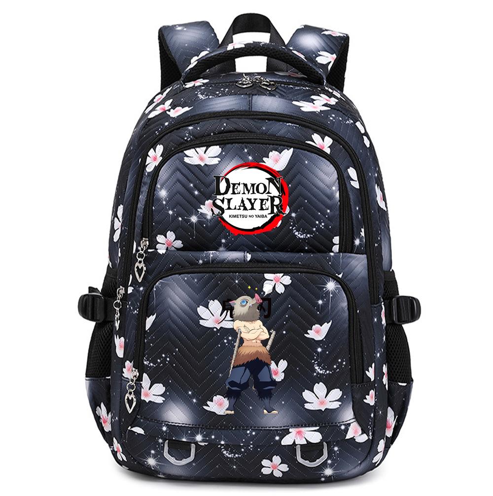Anime Demon Slayer Rucksack Schüler Teenager BuchRucksack für Junge Mädchen Schultasche Damen Rucksack Rucksack Reisetasche Mochila Escolar