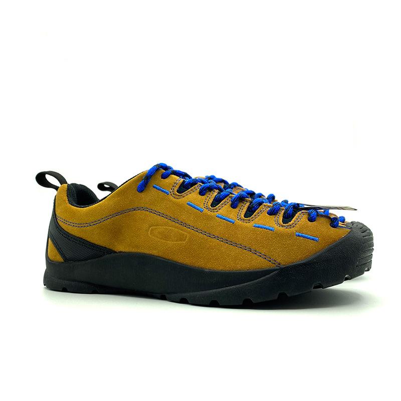 Mode Mode Herren Wildleder Freizeitschuhe Outdoor Gummisohle Wanderschuhe für Herren Herbst Winter Atmungsaktiv Low-Top Trainer Sneaker 44 braun