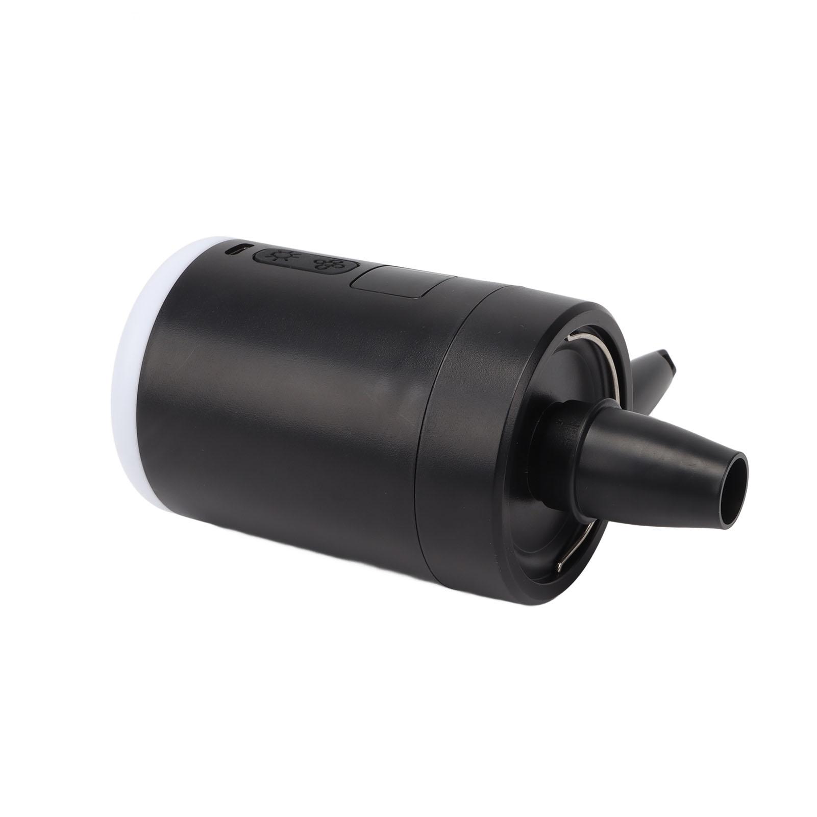 Tragbare elektrische Luftpumpe Outdoor-Aufblaspumpe mit LED-Licht für Luftmatratze Schwimmring Sofa