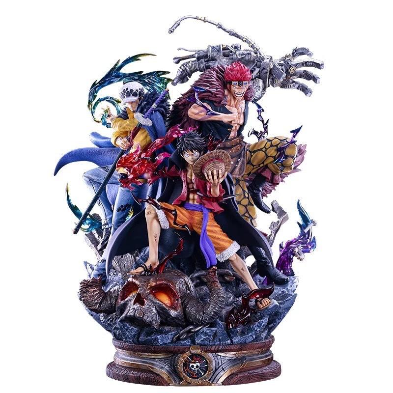 Anime One Piece Figuren Luffy Trafalgar LX 3 Captain One Piece Actionfiguren Figurensammlung Ornament PVC Modell Spielzeug Perfektes Geschenk