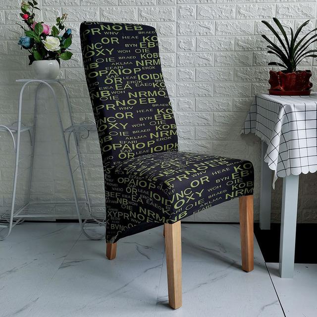 Lange Rückenlehne, XL-Stuhlbezug, Spandex-Stretch, Europa-Stil, große Sitz-Stuhlhussen, Restaurant-Hotel-Party-Bankett-Schonbezüge 1 piece